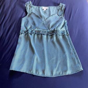 Ann Taylor Loft silky baby doll blouse